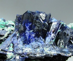 Azurite  - Toussit Mine, Morocco