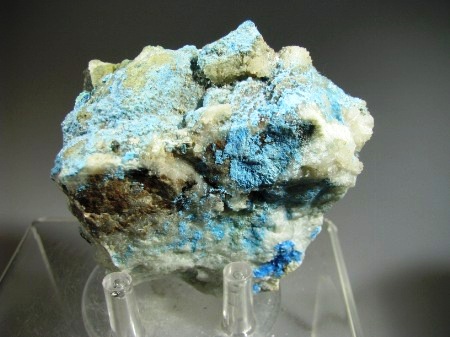 Carbonatecyanotrichite - Qinglong Mine, Guizhou Province, China