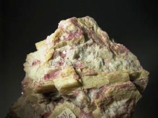Muscovite, Spudomene, quartz  - Harding Mine, New Mexico, USA