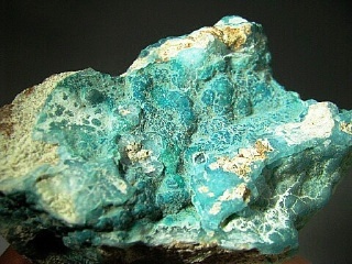 Blue Hemimorphite - Sa Duchessa Mine, Sardinia, Italy