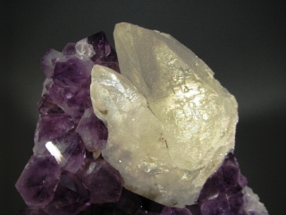 Amethyst Quartz, Calcite - Rio Grande do Sul, Brazil