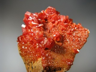Vanadinite from Mibladen (Morocco) -  lot of 5  pieces
