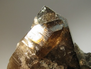 Smoky Quartz - Monte Bianco, Aosta Valley, Italy