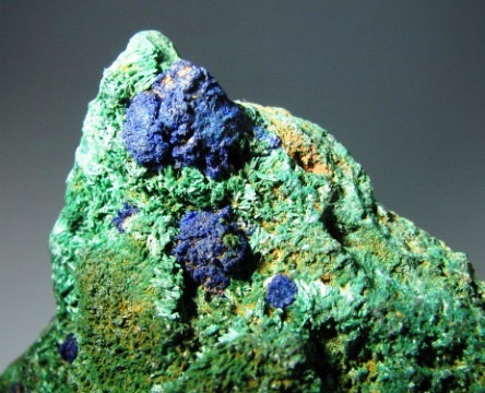 Azurite, Malachite  -  Bisbee, Warren District, Mule Mts, Cochise Co., Arizona, USA