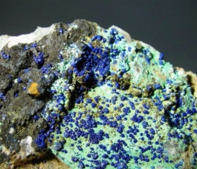 Azurite, Malachite  -   High Atlas, Morocco