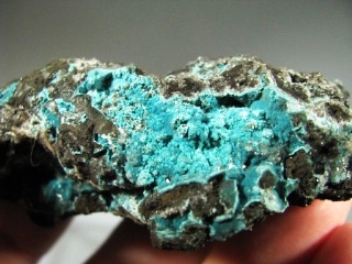 Rosasite - 79 Mine, Gila Co., Arizona, USA