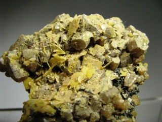 Endlichite, Wulfenite - Touissit, Touissit District, Oujda-Angad Province, Morocco