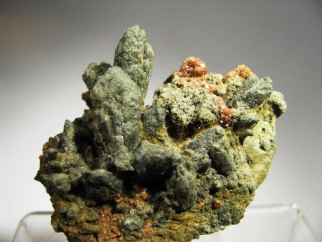 Prase Quartz, Andradite - Dal'negosk Mine, Russia