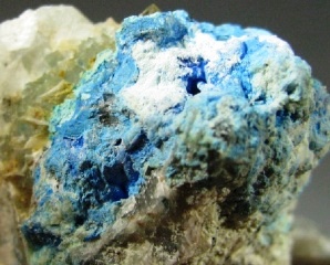 Carbonatecyanotrichite - Qinglong Mine, Guizhou Province, China