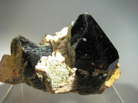 Black Quartz, Orthoclase - Wulian Co., Rizhao, Shangdong, China