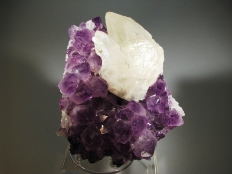Amethyst Quartz, Calcite - Rio Grande do Sul, Brazil