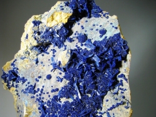 Azurite - Phelps Dodge Mine, Morenci, AZ, USA