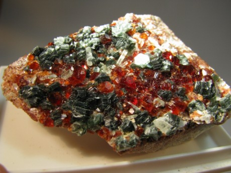 Hessonite from Italy -  lot of 10 pieces