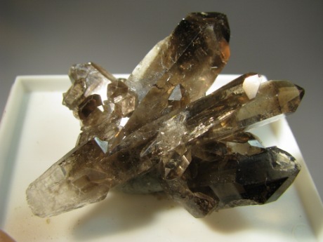Smoky Quartz from Alps -  lot of 10 pieces